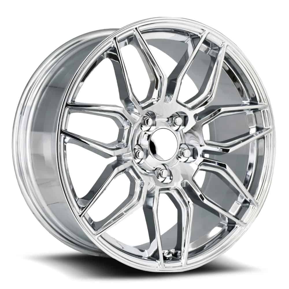 FR 401F – C8 ZO6 CORVETTE REPLICA WHEELS - CHROME