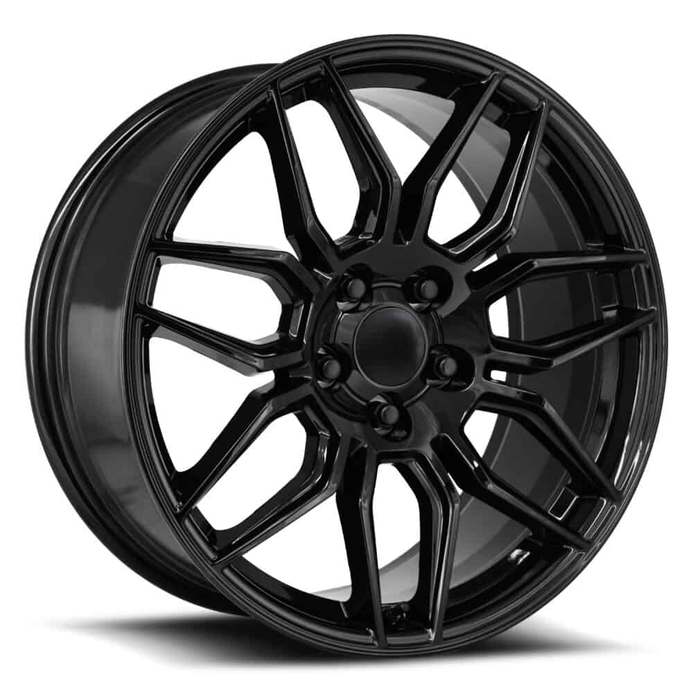 FR 401F – C8 ZO6 CORVETTE REPLICA WHEELS - GLOSS BLACK