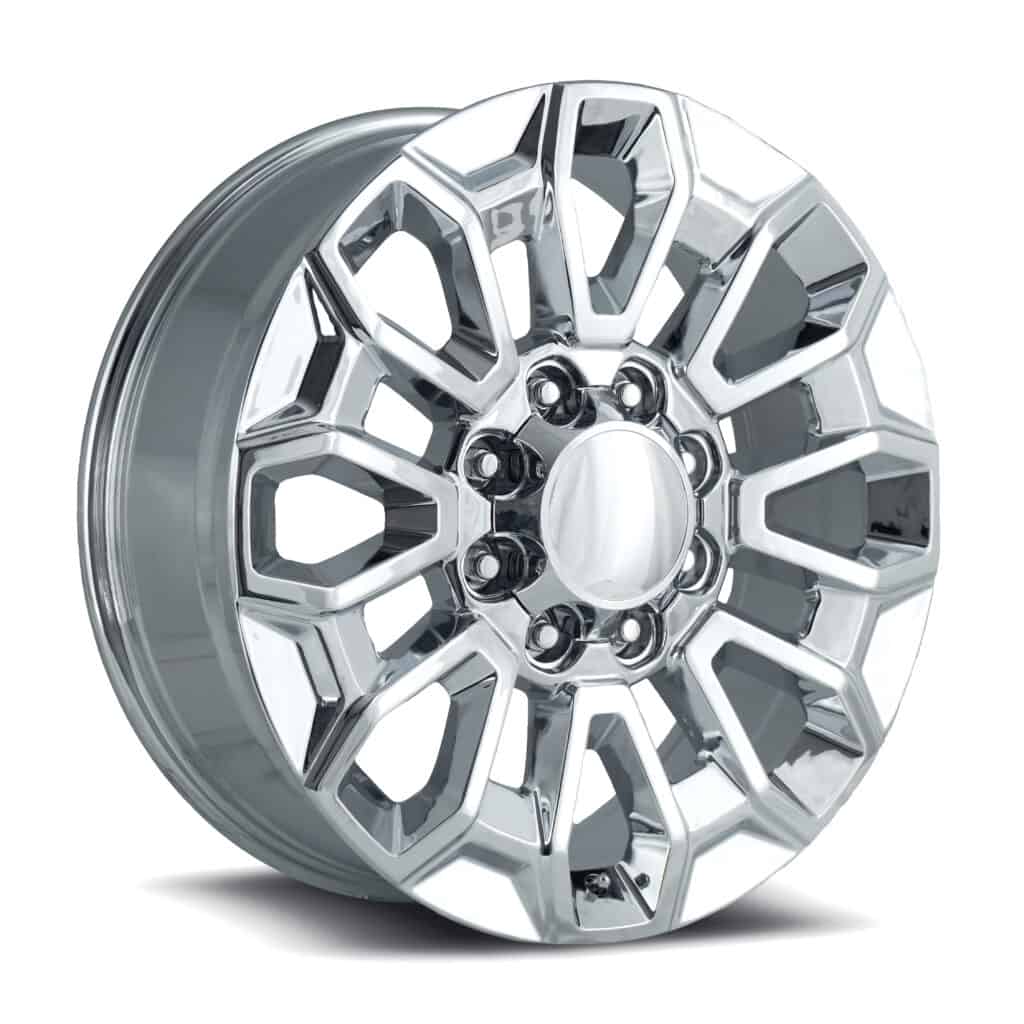 FR 277 - HIGH COUNTRY 2500 REPLICA WHEELS - CHROME WITH CAP - 22x8.5 | 8x180 | +44